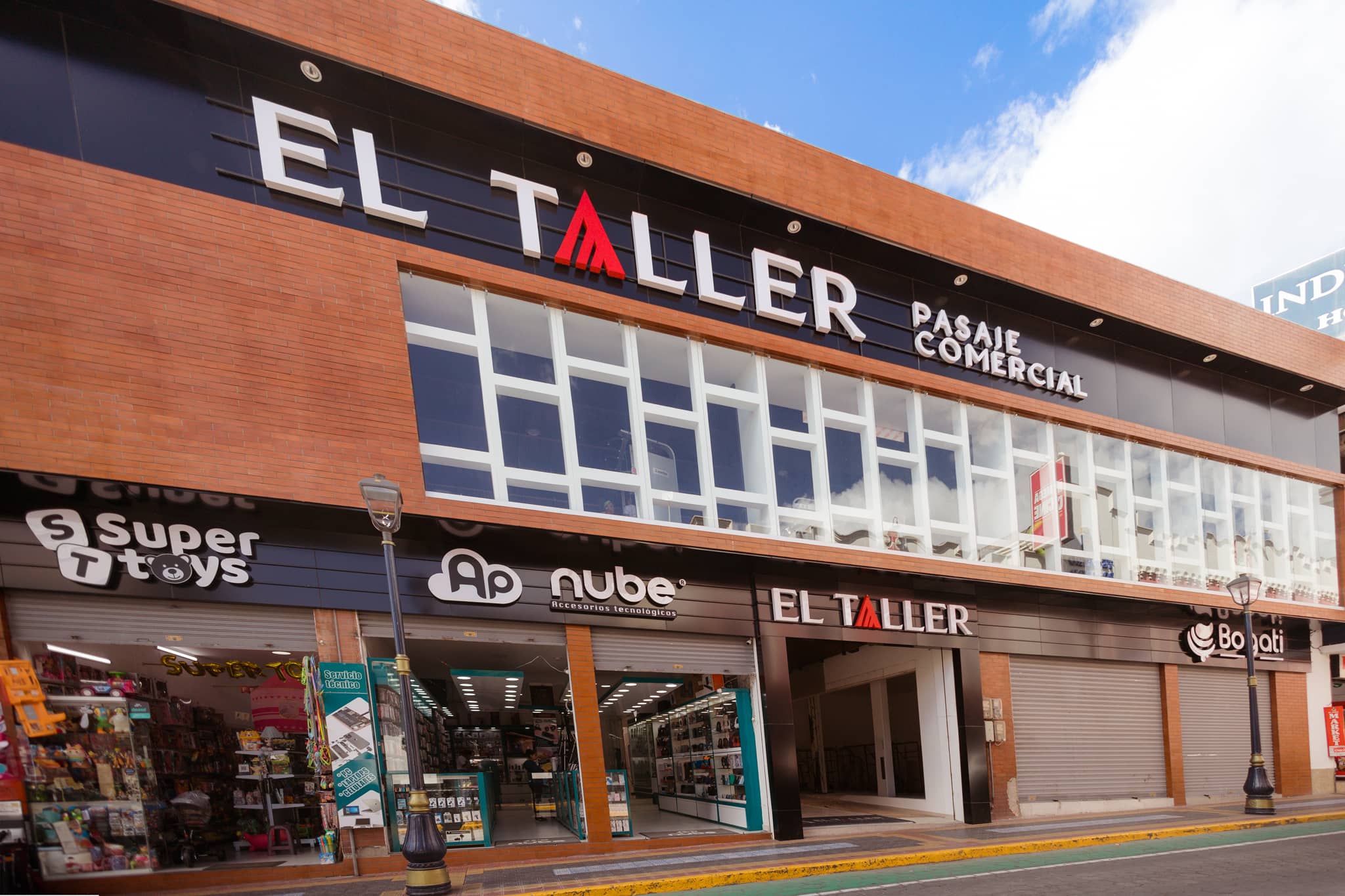 Fachada del Taller Pasaje Comercial